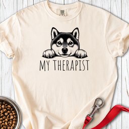 Shiba Inu My Therapist Premium Tee Gift For Dog Lover