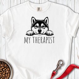 Shiba Inu My Therapist Premium Tee Gift For Dog Lover