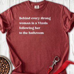 Vizsla Strong Woman Premium Tee Gift For Women