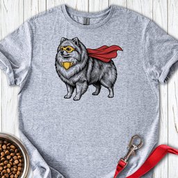 Pomeranian Superhero T Shirt Gift For Dog Lover