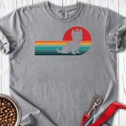 Yorkshire Terrier Retro Sunset Premium Tee Gift For Dog Lover