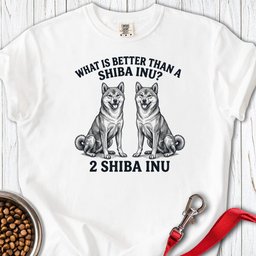 Two Shiba Inu Premium Tee Gift For Dog Lover