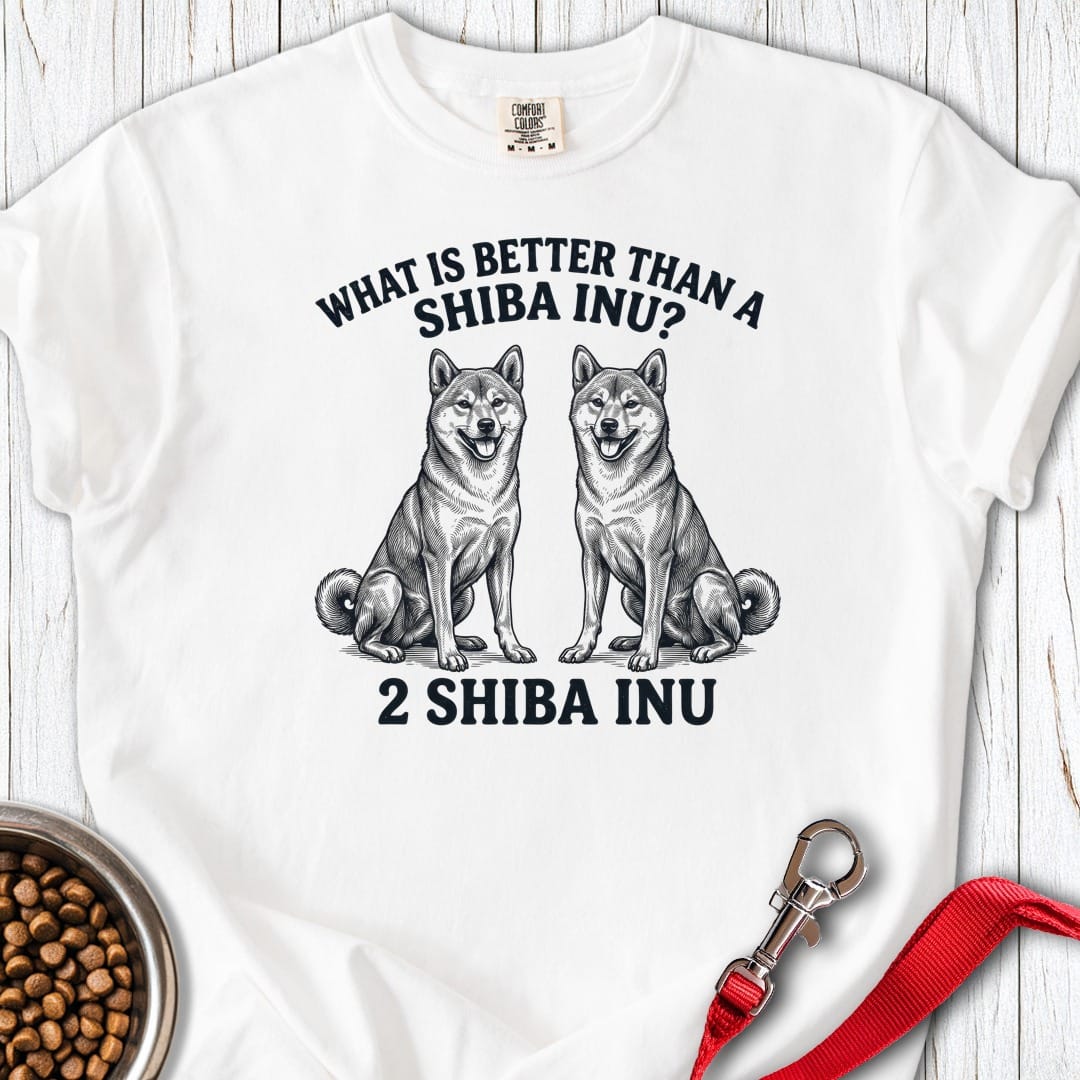 Two Shiba Inu Premium Tee Gift For Dog Lover