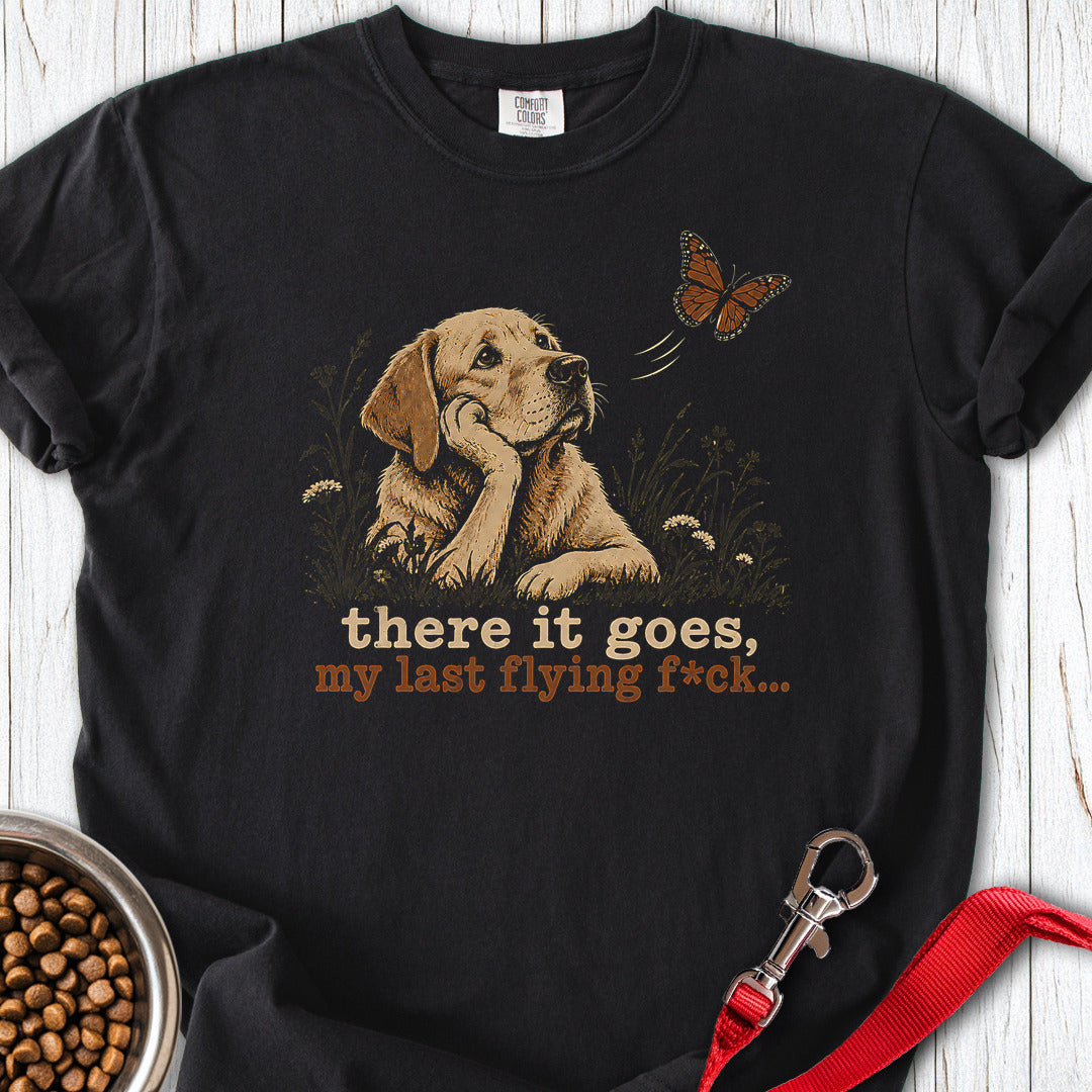 Yellow Labrador There IT Goes Premium Tee Gift For Dog Lover