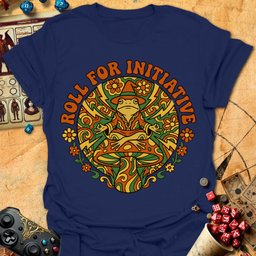 Groovy Initiative Tee Gift For Tabletop Gamer