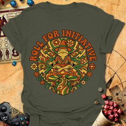 Groovy Initiative Tee Gift For Tabletop Gamer