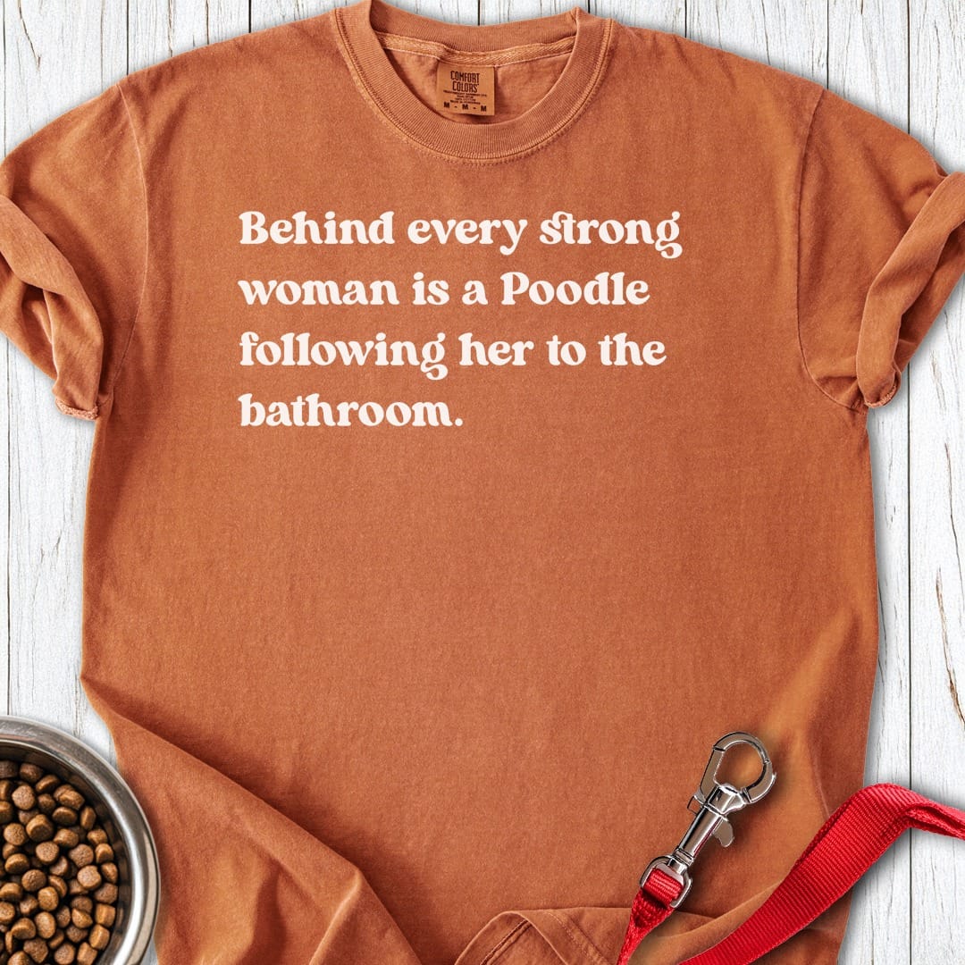 Standard Poodle Strong Woman Premium Tee Gift For Women