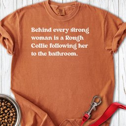 Rough Collie Strong Woman Premium Tee Gift For Women
