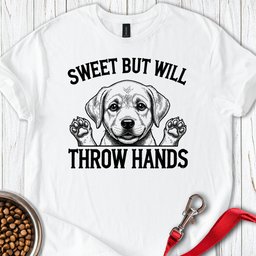 Throw Hands Labrador T Shirt Gift For Dog Lover