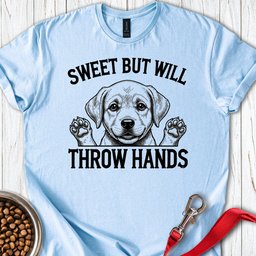 Throw Hands Labrador T Shirt Gift For Dog Lover