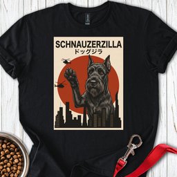 Schnauzer Schnauzerzilla T Shirt Gift For Dog Lover