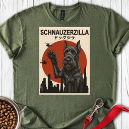 Schnauzer Schnauzerzilla T Shirt Gift For Dog Lover