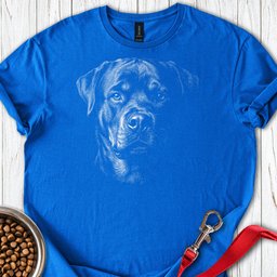 Rottweiler Engraved T Shirt Gift For Dog Lover