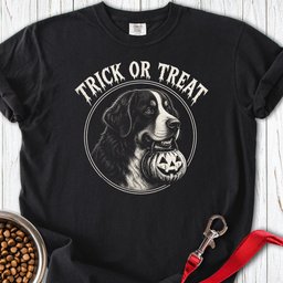Trick Or Treat Bernese Mountain Dog Halloween Premium Tee Gift For Dog Lover