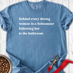 Schnauzer Strong Woman Premium Tee Gift For Women
