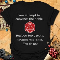 Convince The Noble Tee Gift For Tabletop Gamer
