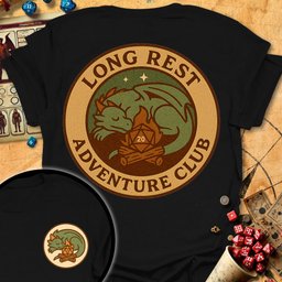 Long Rest Club Tee Gift For Tabletop Gamer
