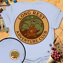 Long Rest Club Tee Gift For Tabletop Gamer