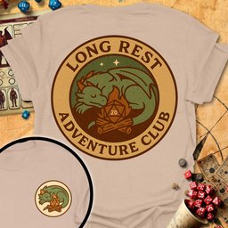 Long Rest Club Tee Gift For Tabletop Gamer