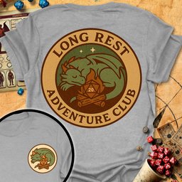 Long Rest Club Tee Gift For Tabletop Gamer