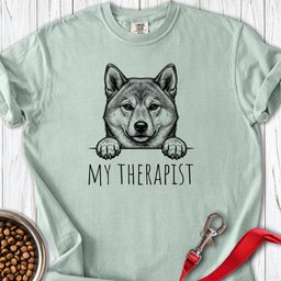 Shiba Inu Therapist Premium Tee Gift For Dog Lover