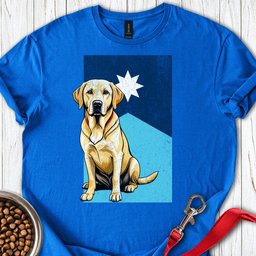 Yellow Labrador Minnesota Flag T Shirt Gift For Dog Lover