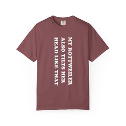 Rottweiler Tilts Her Head Premium Tee Gift For Dog Lover