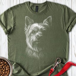 Yorkshire Terrier Engraved T Shirt Gift For Dog Lover