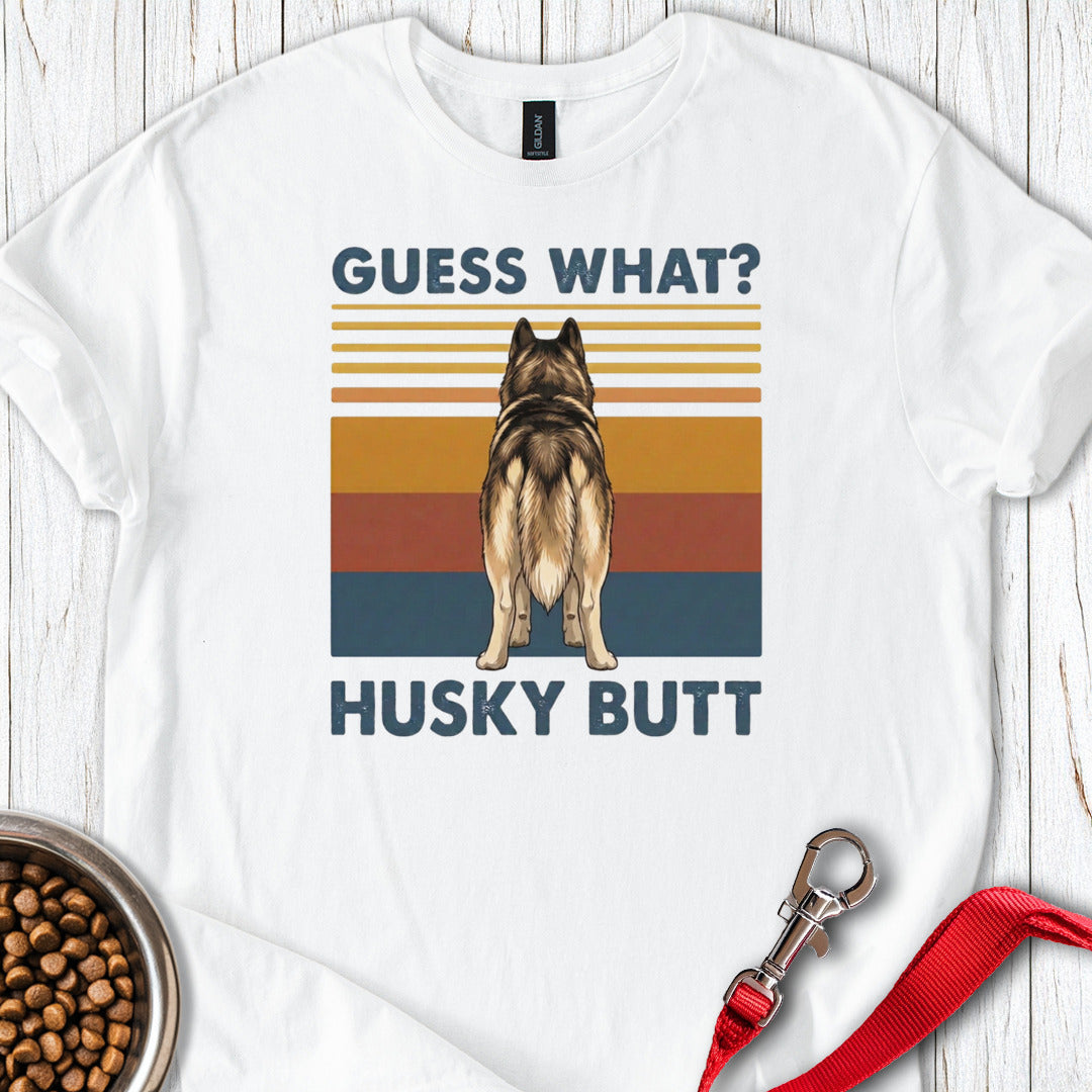 Sable Husky Butt T Shirt Gift For Dog Lover