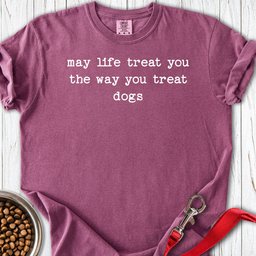 Treat Dogs Well Premium Tee Gift For Dog Lover