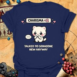 Charisma 2 Tee Gift For Tabletop Gamer
