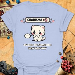 Charisma 2 Tee Gift For Tabletop Gamer