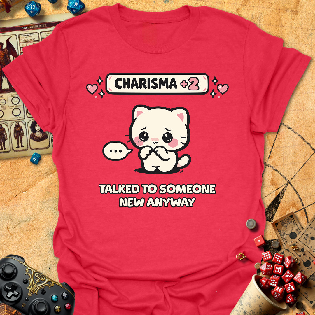 Charisma 2 Tee Gift For Tabletop Gamer