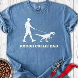 Rough Collie Dad Premium Tee Gift For Dad