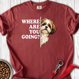 Shih Tzu Alert Premium Tee Gift For Dog Lover