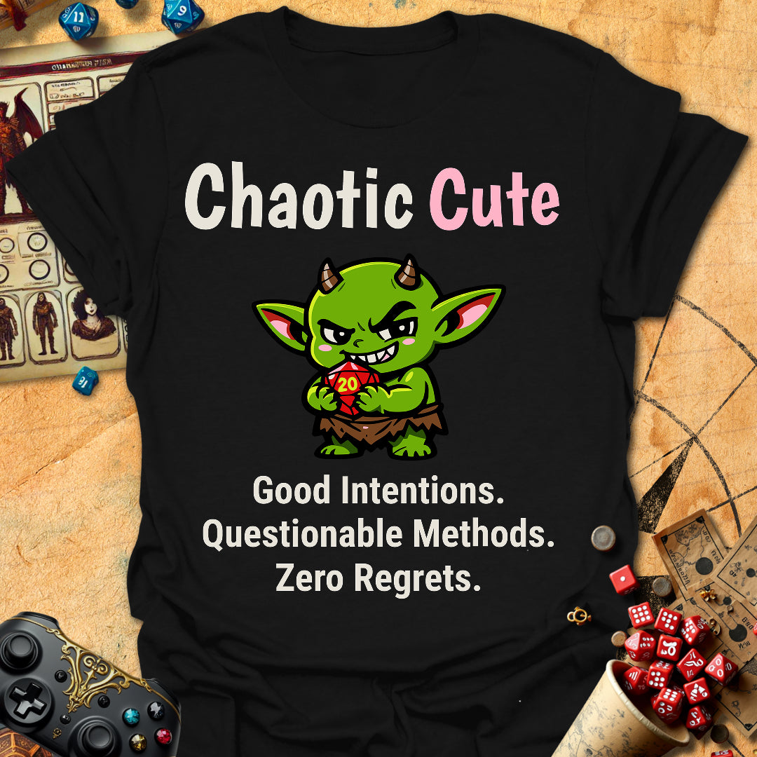 Chaotic Cute Tee Gift For Tabletop Gamer