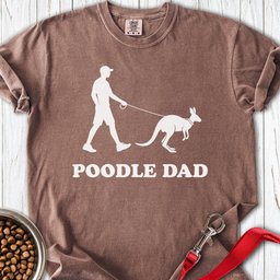 Standard Poodle Dad Premium Tee Gift For Dad