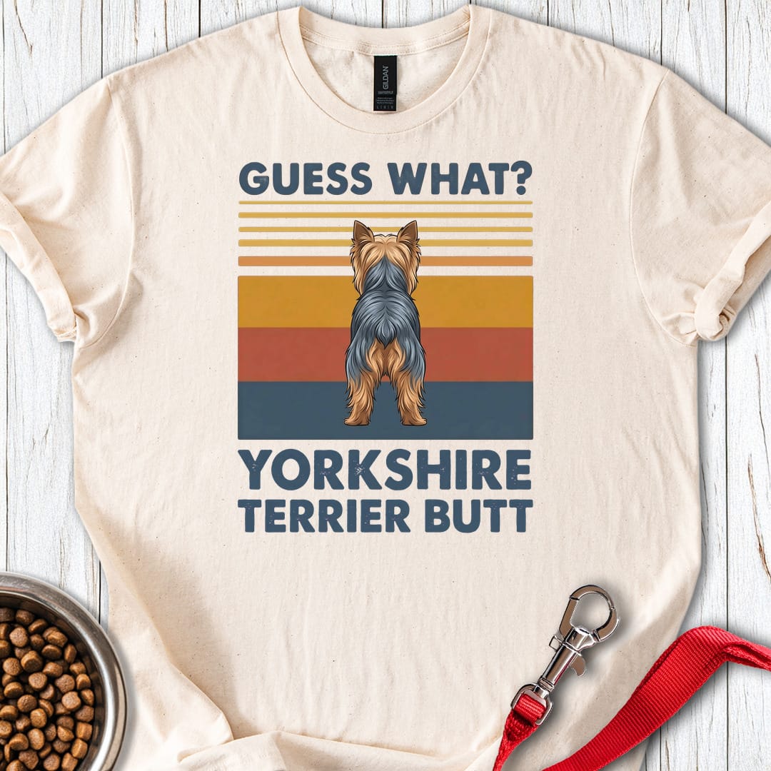 Yorkshire Terrier Butt T Shirt Gift For Dog Lover