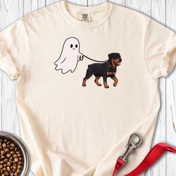 Rottweiler Ghost Walk Premium Tee Gift For Dog Lover