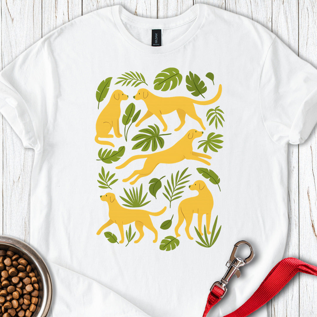 Yellow Labrador Womens Graphic T Shirt Gift For Women