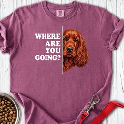 Red Cocker Spaniel Following Premium Tee Gift For Dog Lover