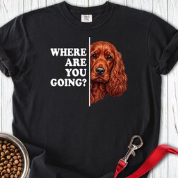Red Cocker Spaniel Following Premium Tee Gift For Dog Lover