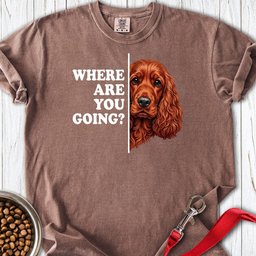 Red Cocker Spaniel Following Premium Tee Gift For Dog Lover