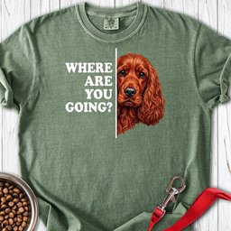 Red Cocker Spaniel Following Premium Tee Gift For Dog Lover