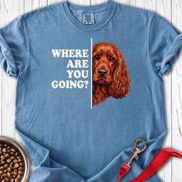 Red Cocker Spaniel Following Premium Tee Gift For Dog Lover