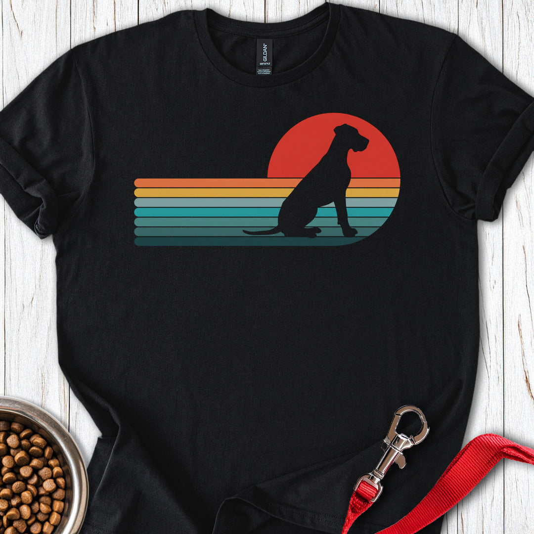Retro Great Dane T Shirt Gift For Dog Lover