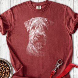 Wheaten Terrier Engraved Premium Tee Gift For Dog Lover