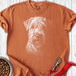 Wheaten Terrier Engraved Premium Tee Gift For Dog Lover