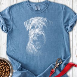 Wheaten Terrier Engraved Premium Tee Gift For Dog Lover