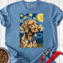 Vizsla Van Gogh Premium Tee Gift For Dog Lover